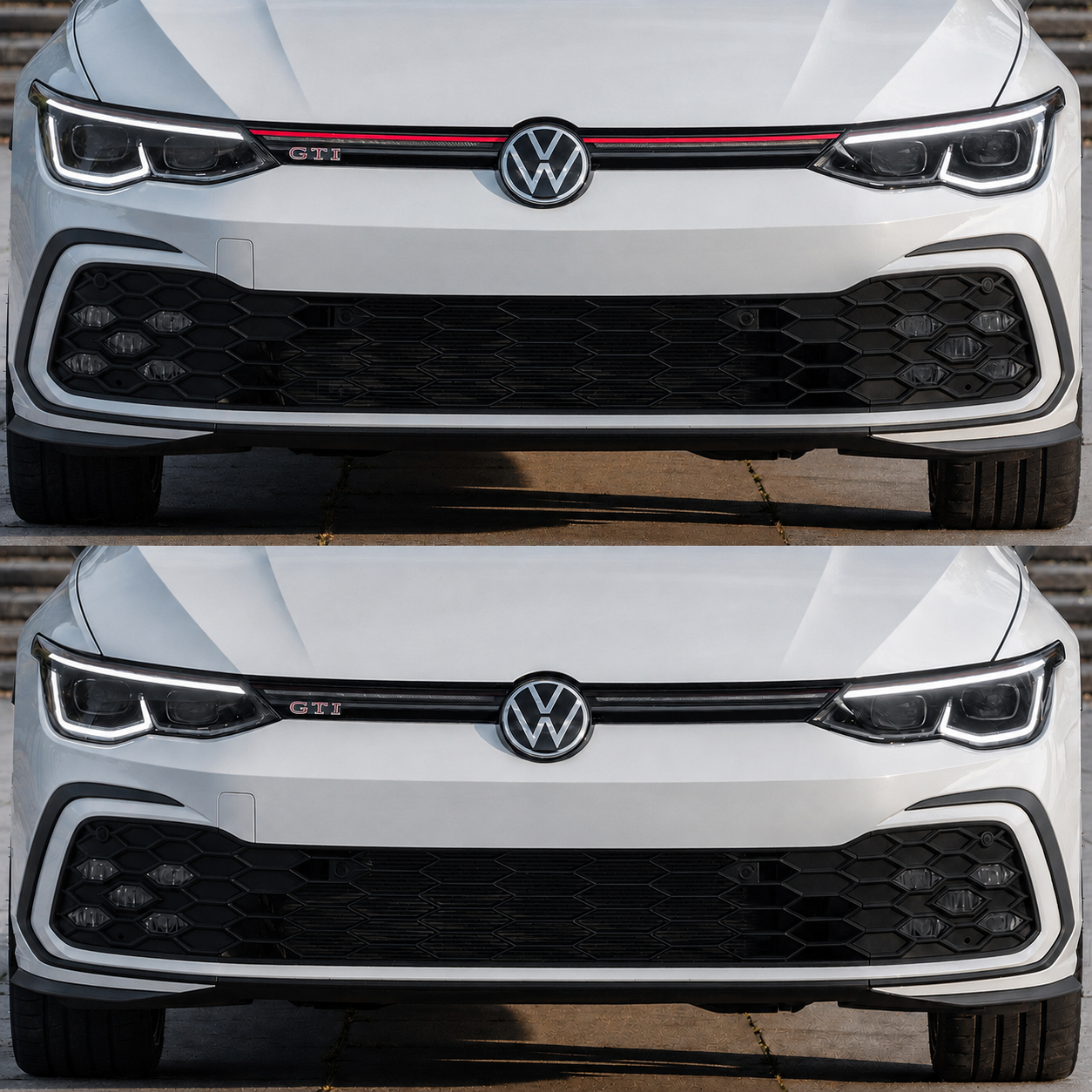 Black Grille Strip for VW Golf MK8 GTI & R