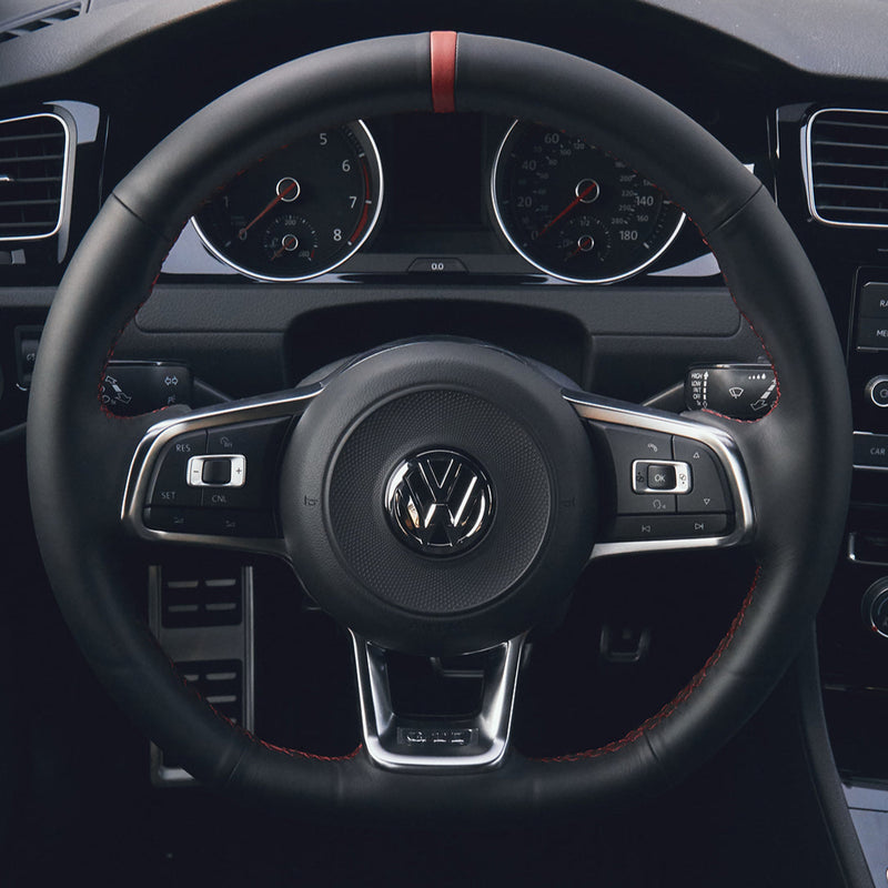 Custom Alcantara Steering Wheel Cover for VW – DSG Paddles