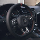 Custom Leather Steering Wheel Cover for VW