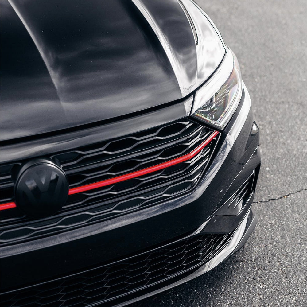 Black Emblem Cover Front/Rear for 2022+ Jetta GLI MK7.5