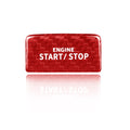 VW MK8 Start-Stopp-Knopf aus Karbonfaser