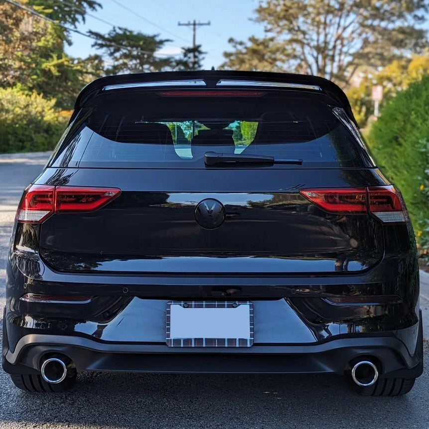 Black VW Emblem Cover Front/Rear for Golf MK8 MK8.5