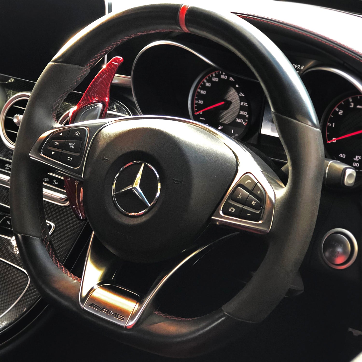 Mercedes AMG Carbon Fiber Paddle Shifters (MB4)