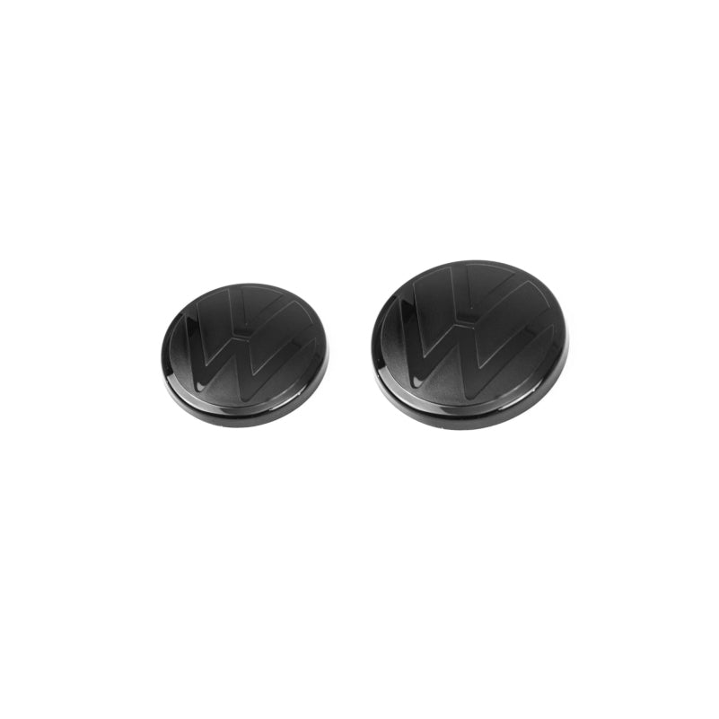 Black Emblem Cover Front/Rear for Golf MK8