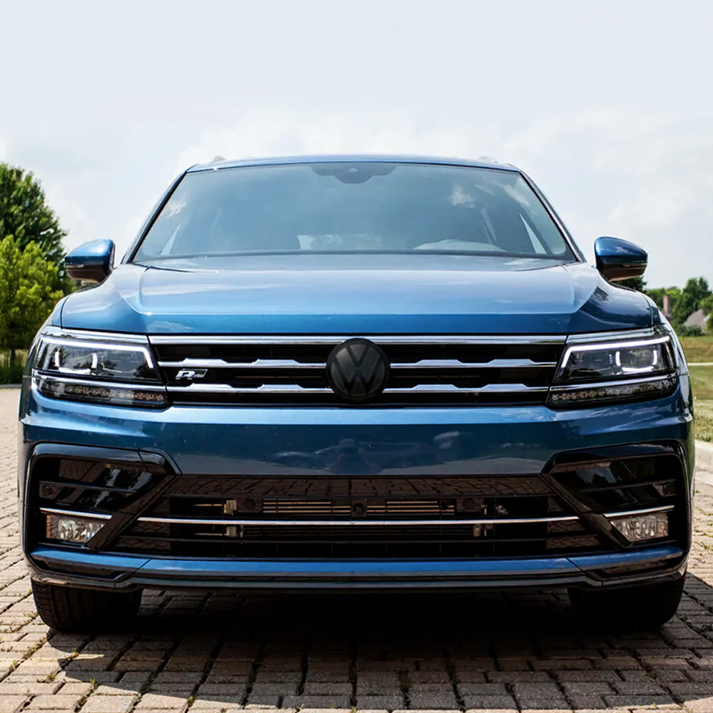 Black Emblem Cover Front/Rear for Tiguan with ACC