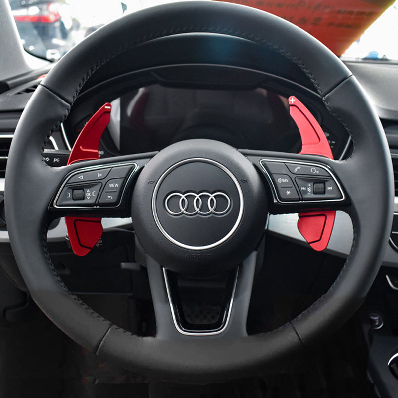 pedal shifter car Audi Deluxe Paddle Shifters 2020+ A3 A4 A5 A6 S3 S4 S5 S6 Silver