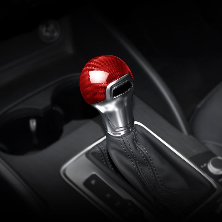 Mise à niveau du pommeau de levier de vitesse en fibre de carbone pour Audi A3 S3